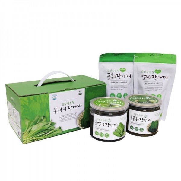 양양몰,[HACCP인증]봉남이 명이+ 곰취 장아찌(300g, 500g)[곰밭길농원]