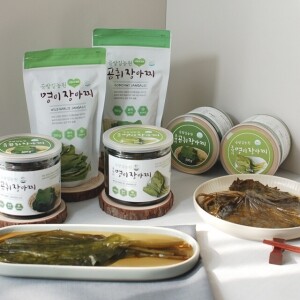 [3월 특가세일]봉남이 명이+ 곰취 장아찌(500g)[HACCP인증]
